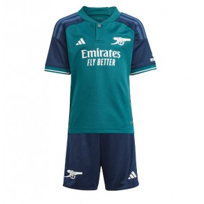 Maillot de foot Arsenal Troisième enfant 2023-24 Manches Courte (+ pantalon court)